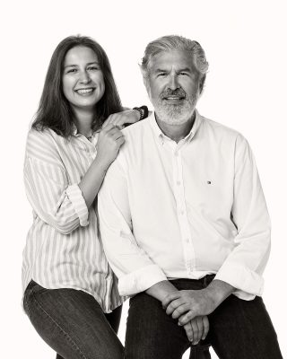 Fotografía padre e hija